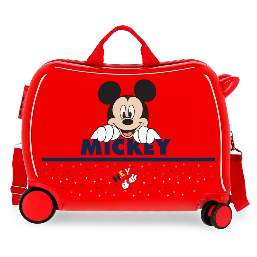 Happy Mickey Child Maleta con ruote multidirezionali