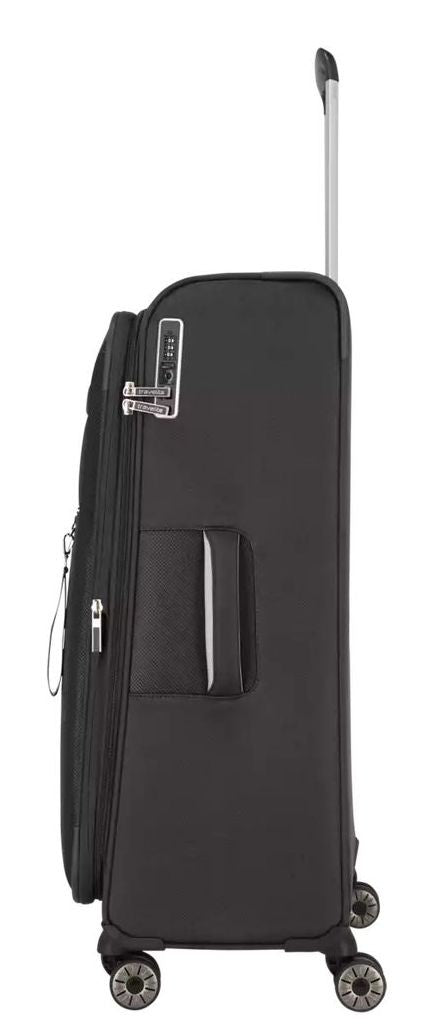 Grande valise extensible douce de TRAVELITE - Miigo - noir