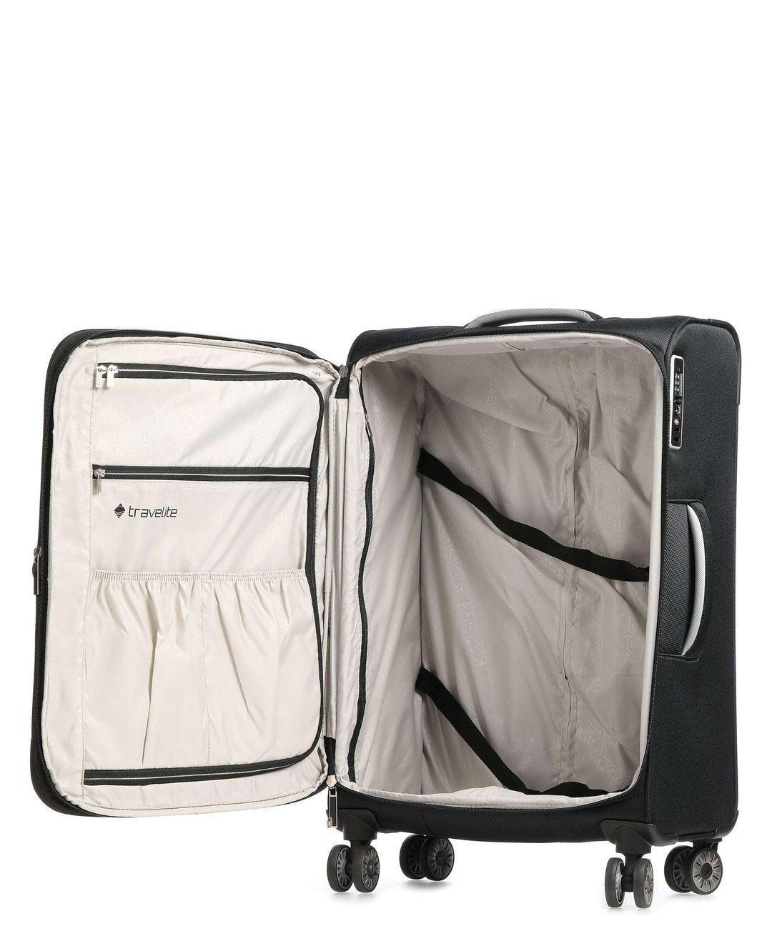 Grande valise extensible douce de TRAVELITE - Miigo - noir