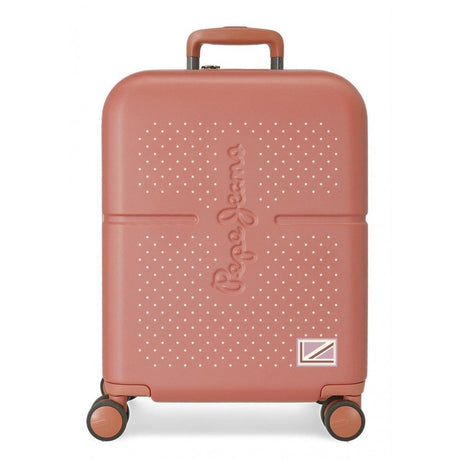 Cabin suitcase Pepe Jeans Laila rigid expandable terracotta