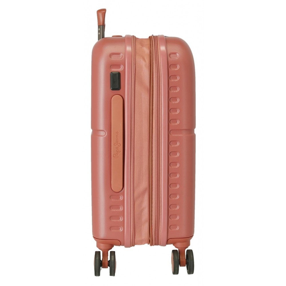 Cabin suitcase Pepe Jeans Laila rigid expandable terracotta