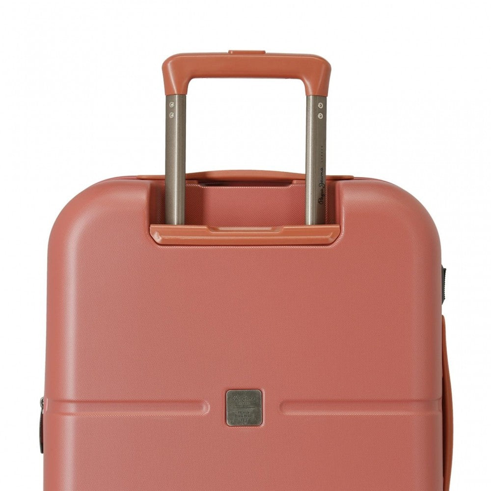 Cabin suitcase Pepe Jeans Laila rigid expandable terracotta