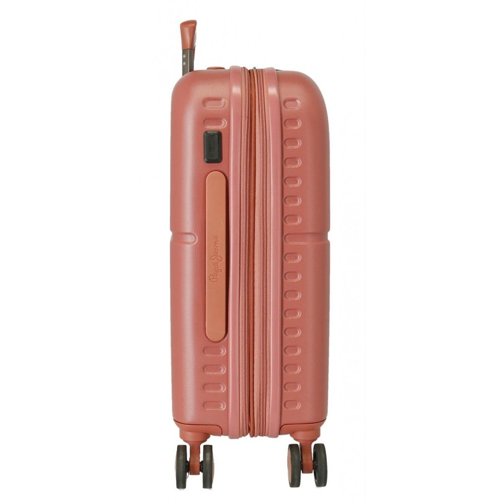 Cabin suitcase Pepe Jeans Laila rigid expandable terracotta