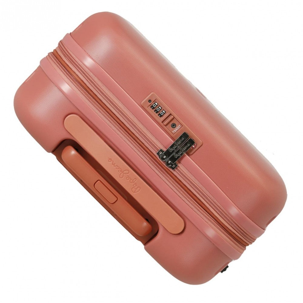 Cabin suitcase Pepe Jeans Laila rigid expandable terracotta