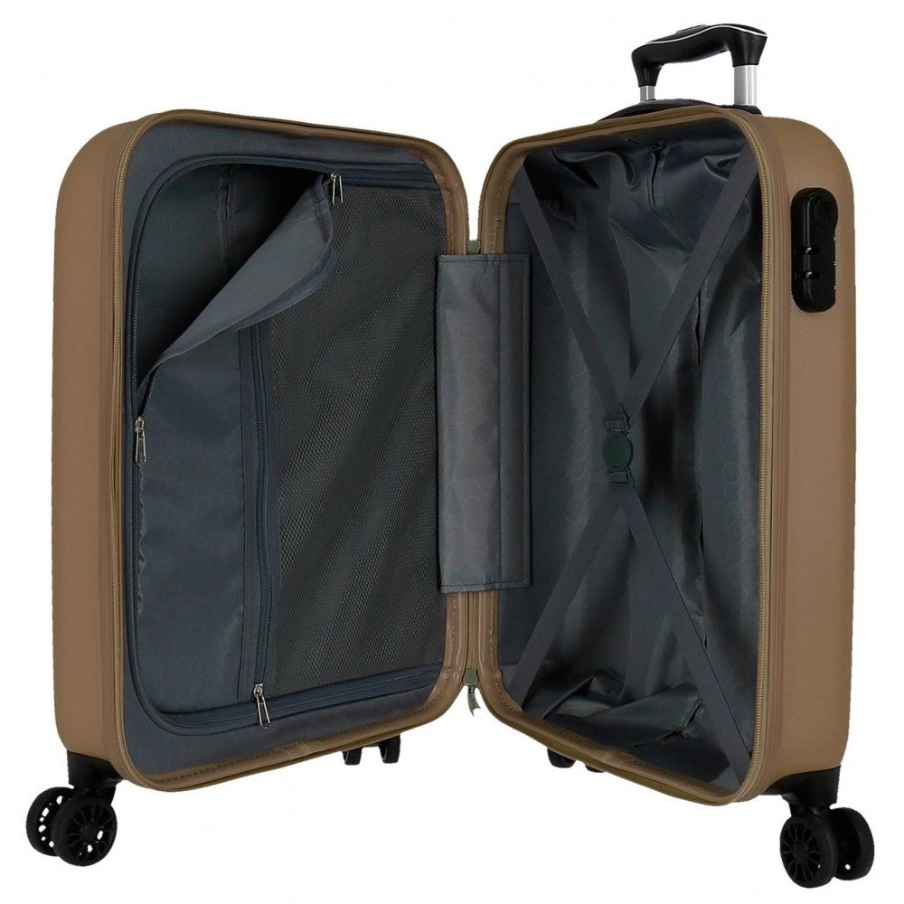 Rigid suitcase set 55-68-78cm Roll Road Cambodia Champagne