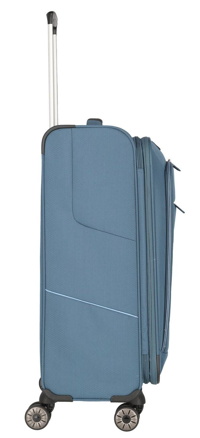 Valise médiane douce extensible TRAVELITE - Skaii Blue 1