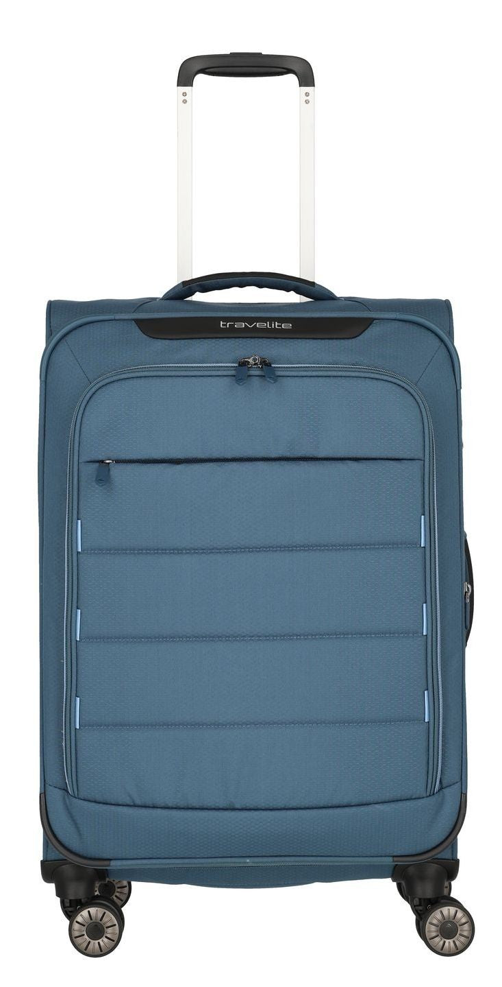 Valise médiane douce extensible TRAVELITE - Skaii Blue 1