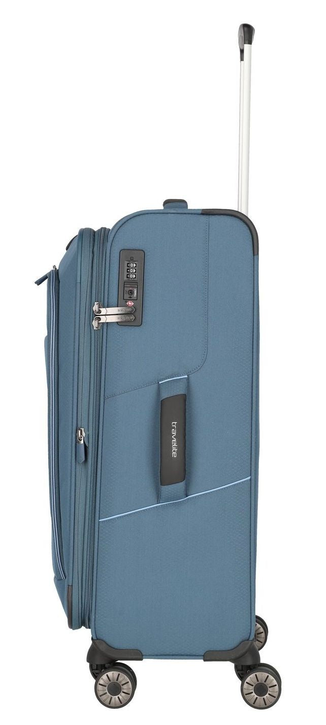 Valise médiane douce extensible TRAVELITE - Skaii Blue 1