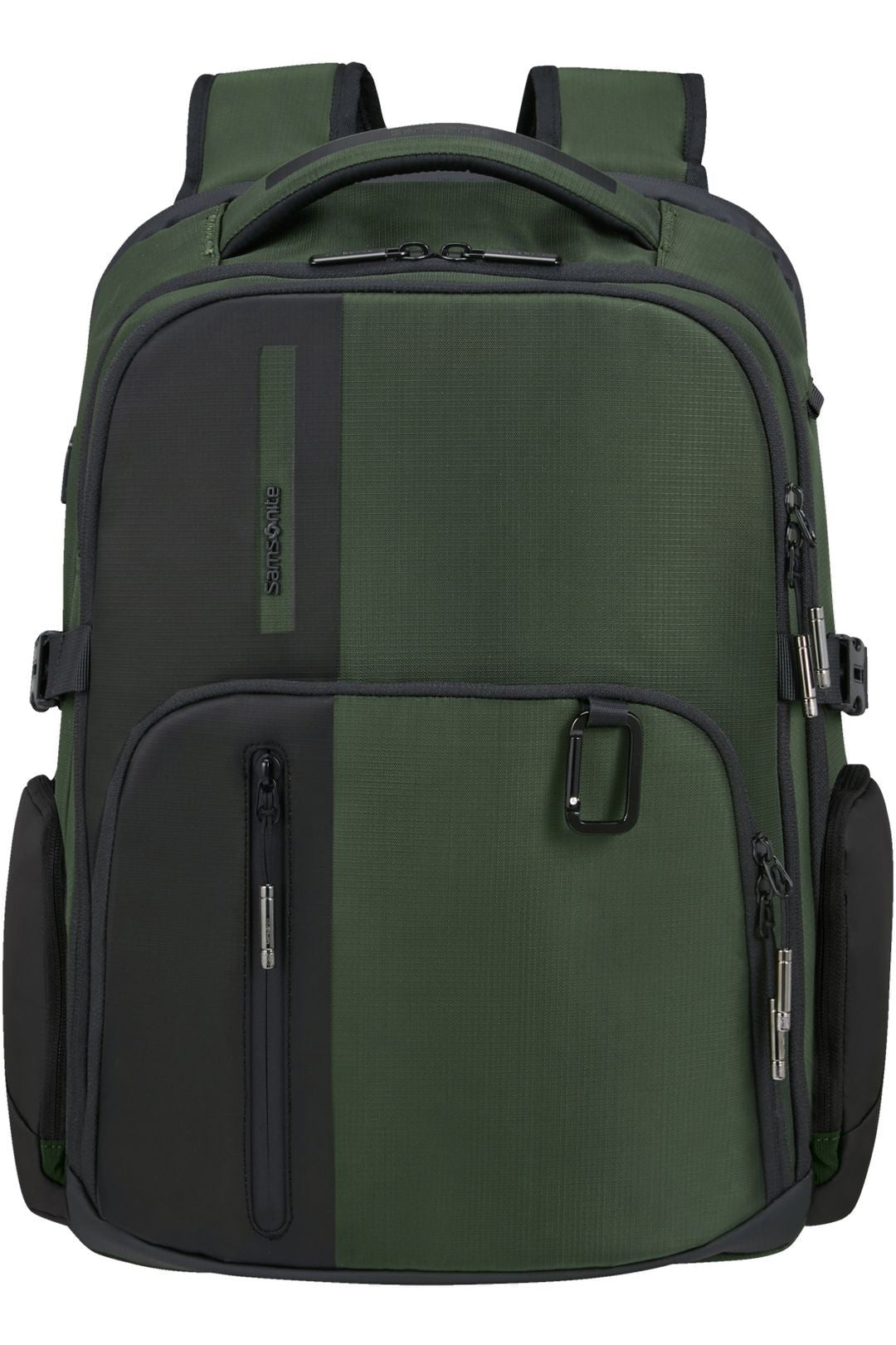 Ensemble de SAMSONITE Valise cabine UpScape extensible avec sac à dos 15 ”Biz2 vert foncé