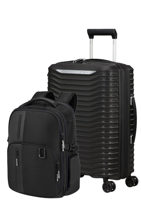 Joukko jtk SAMSONITE Matkalaukku matkustamoon Extensible UpScape 15 tuuman biz2go -mustalla reppulla