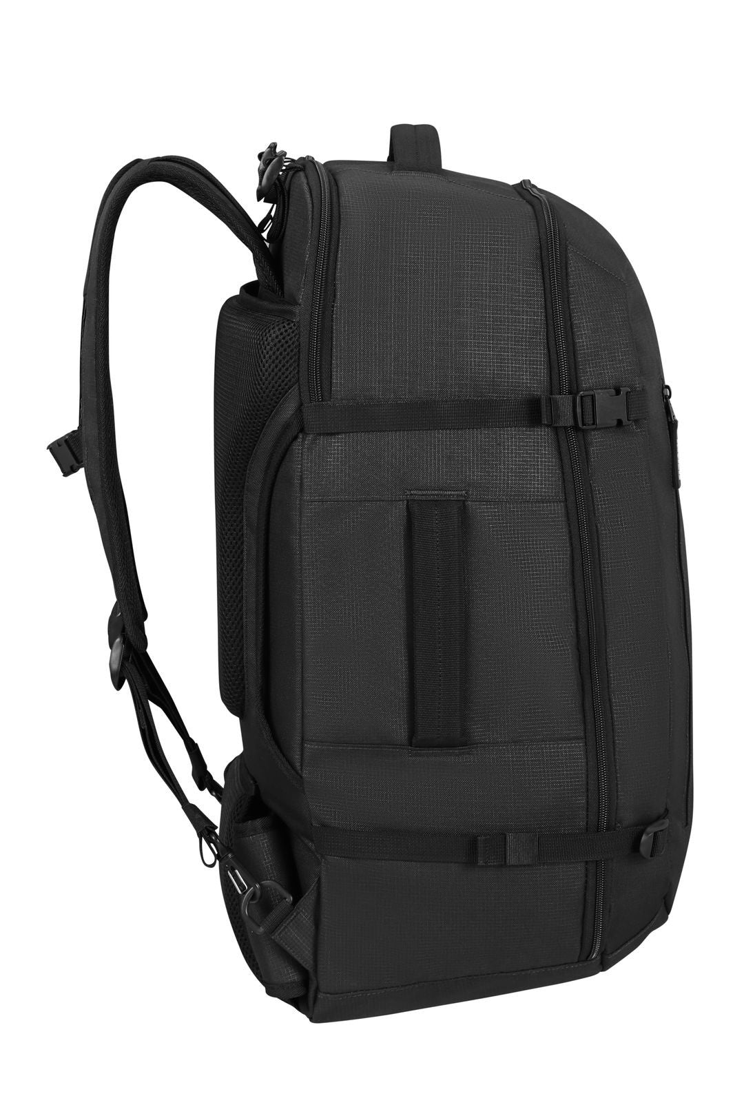 Races Cabinekoffer 55 cm en reisbackpack m 61 cm - diep zwart