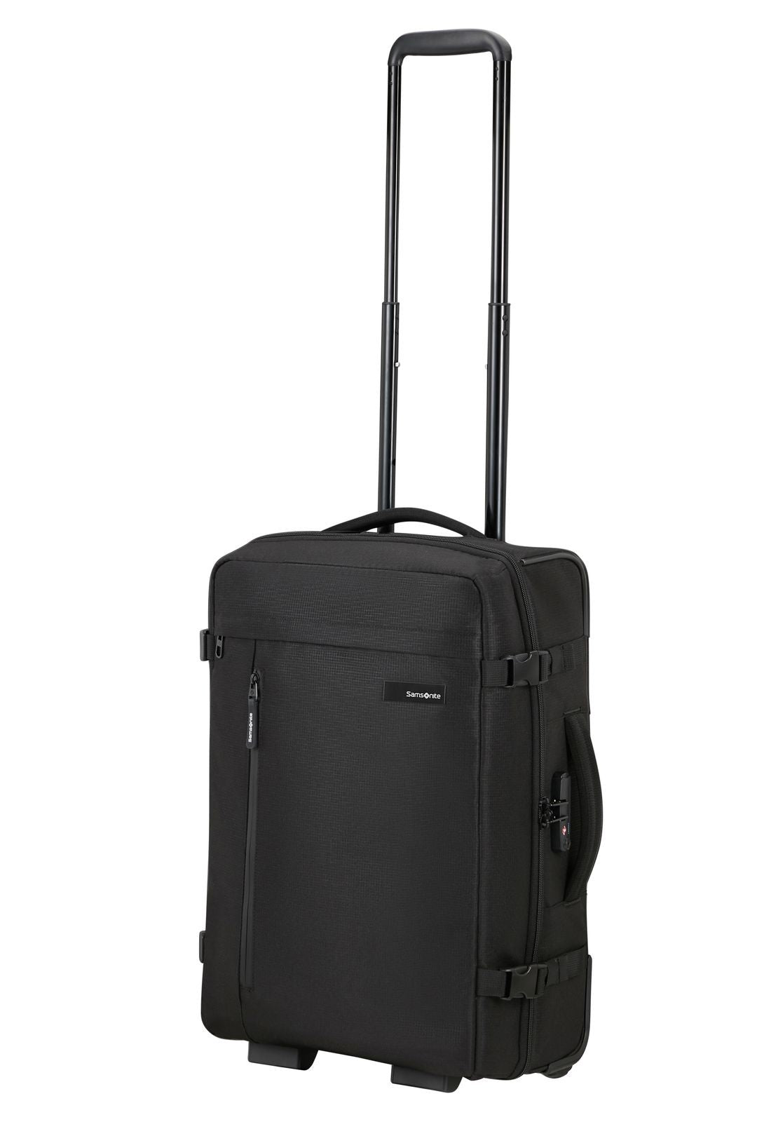 Régler le roader Valise cabine 55 cm et sac à dos portable M - 15,6 "- noir profond