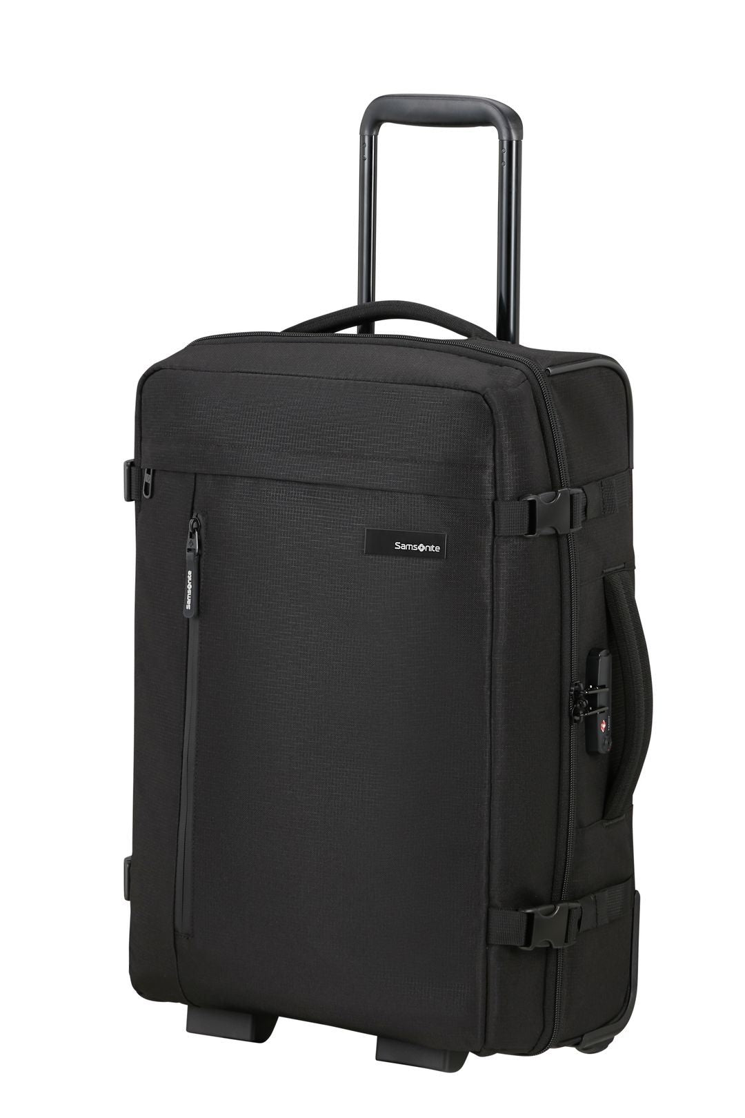 Régler le roader Valise cabine 55 cm et sac à dos portable M - 15,6 "- noir profond