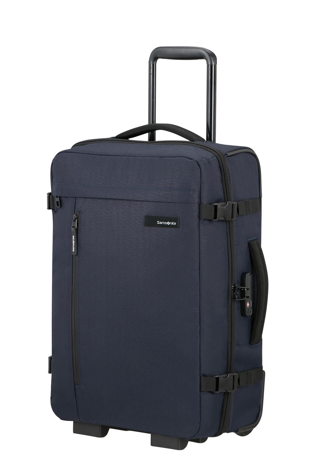 Régler le roader Valise cabine 55 cm et sac à dos portable M - 15,6 "- bleu foncé