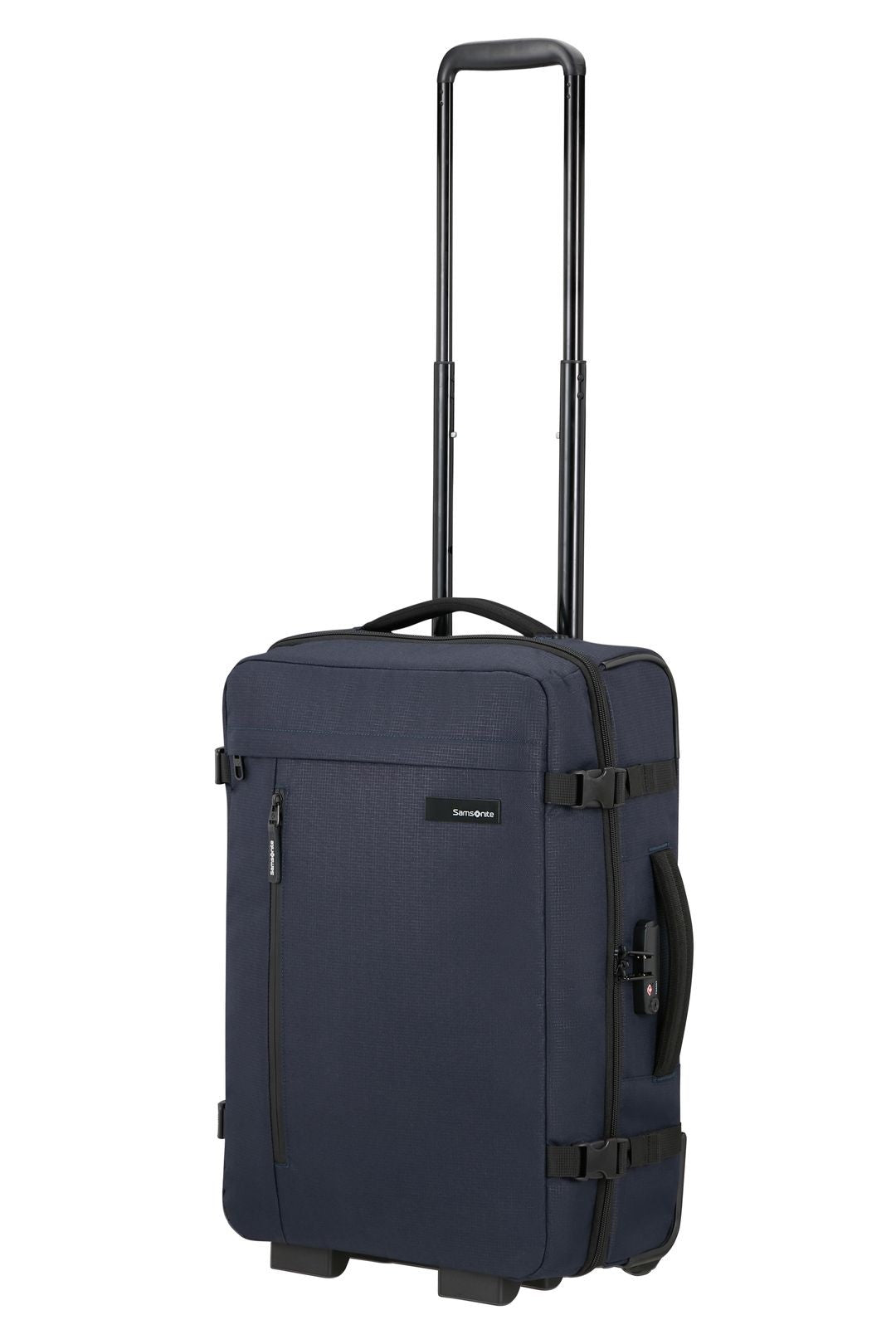 Régler le roader Valise cabine 55 cm et sac à dos portable M - 15,6 "- bleu foncé