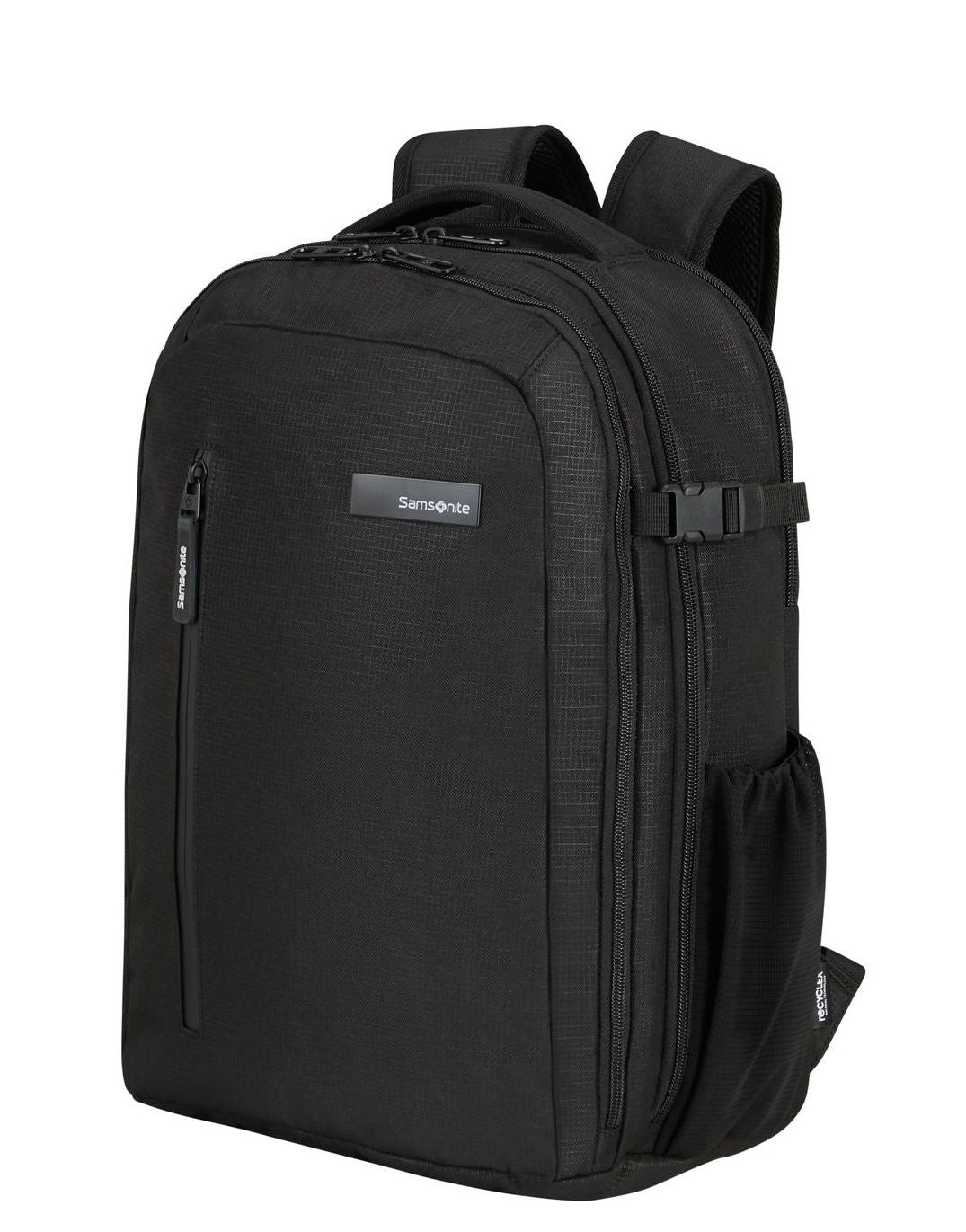 Régler le roader Valise cabine 55 cm et sac à dos portable M - 15,6 "- noir profond