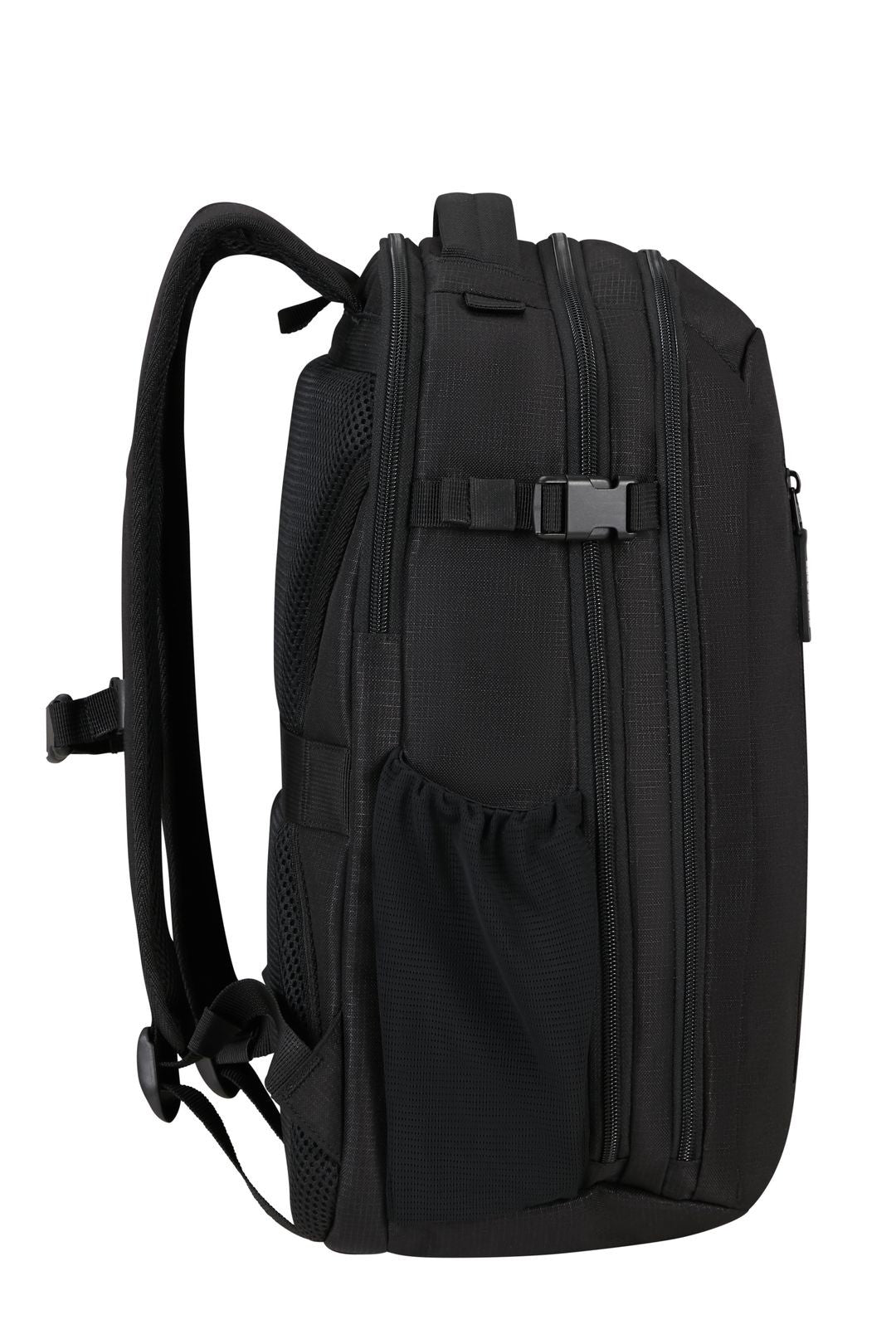 Régler le roader Valise cabine 55 cm et sac à dos portable M - 15,6 "- noir profond