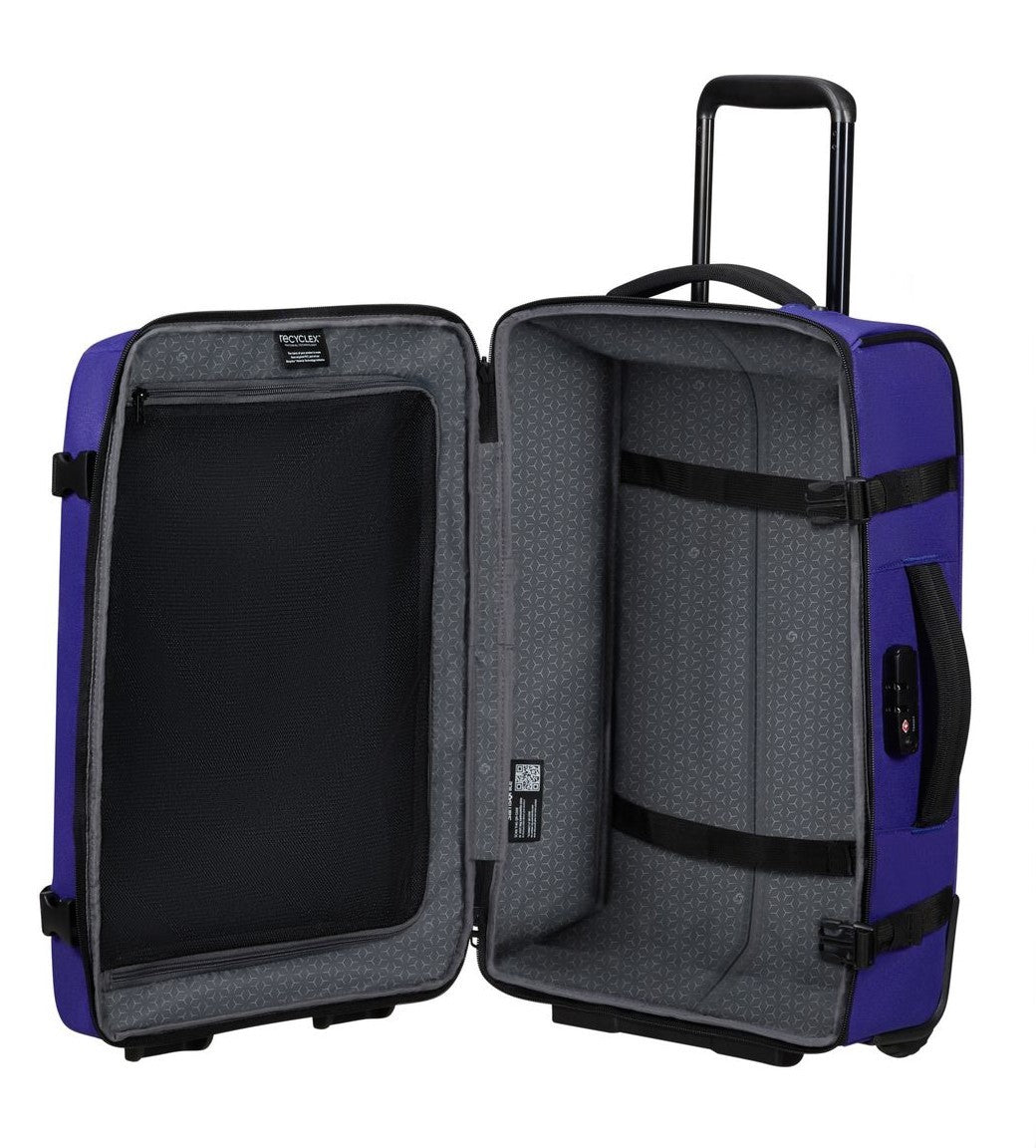 Régler le roader Valise cabine 55 cm et sac à dos portable M - 15,6 "- Bleu profond