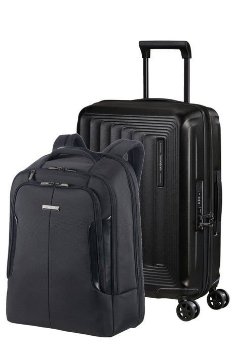 SET SAMSONTE DE MALETA DE CABINA NUON Y MOCHILA XBR 17.3"