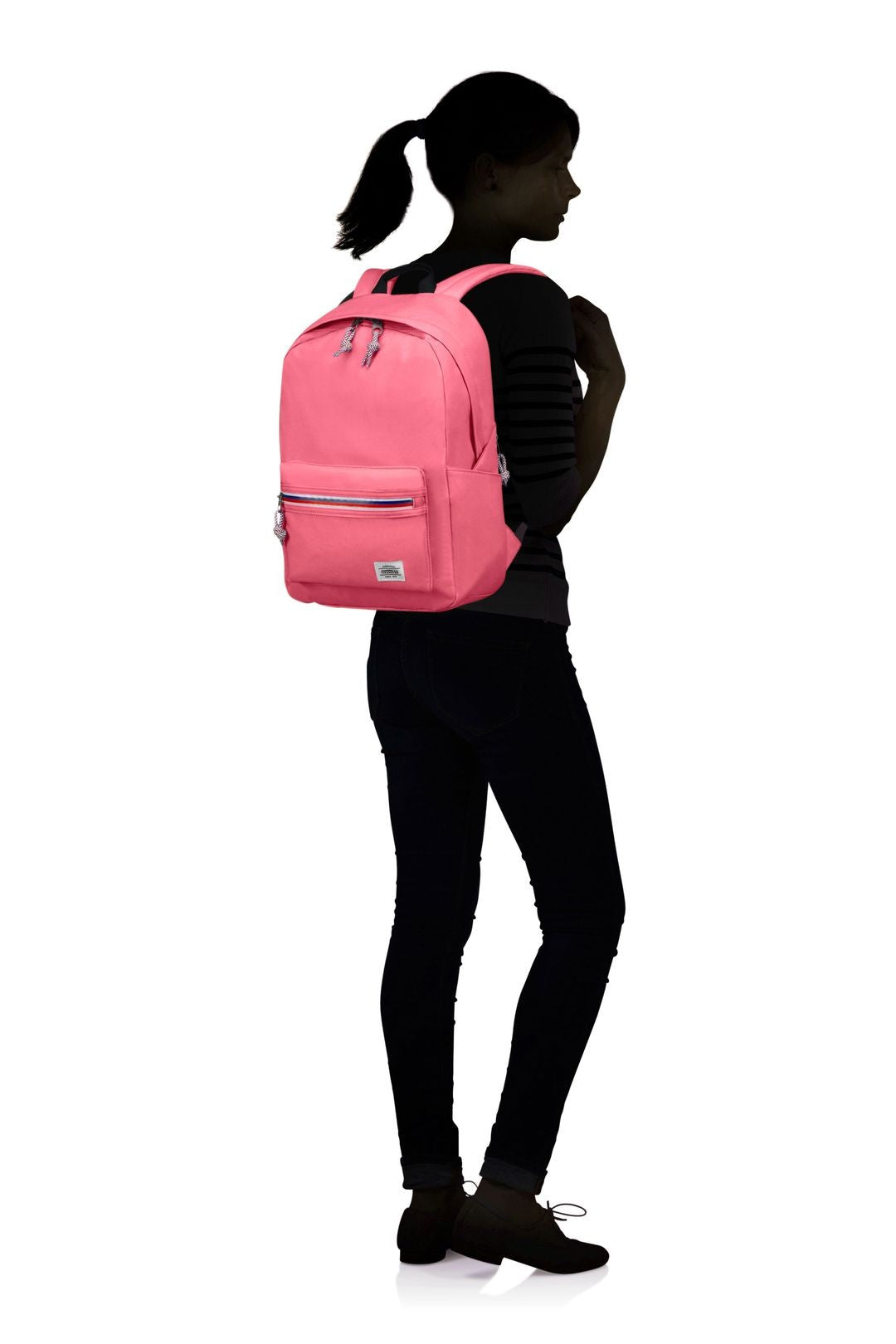 Inpakken Cabinekoffer Soundbox + Up Backpack American Tourister - Sun Kused Coral