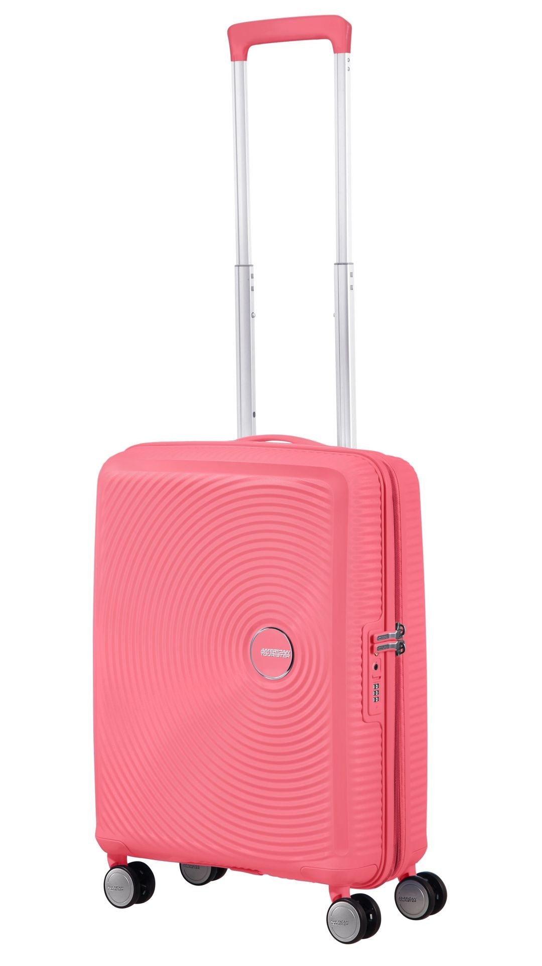 Inpakken Cabinekoffer Soundbox + Up Backpack American Tourister - Sun Kused Coral