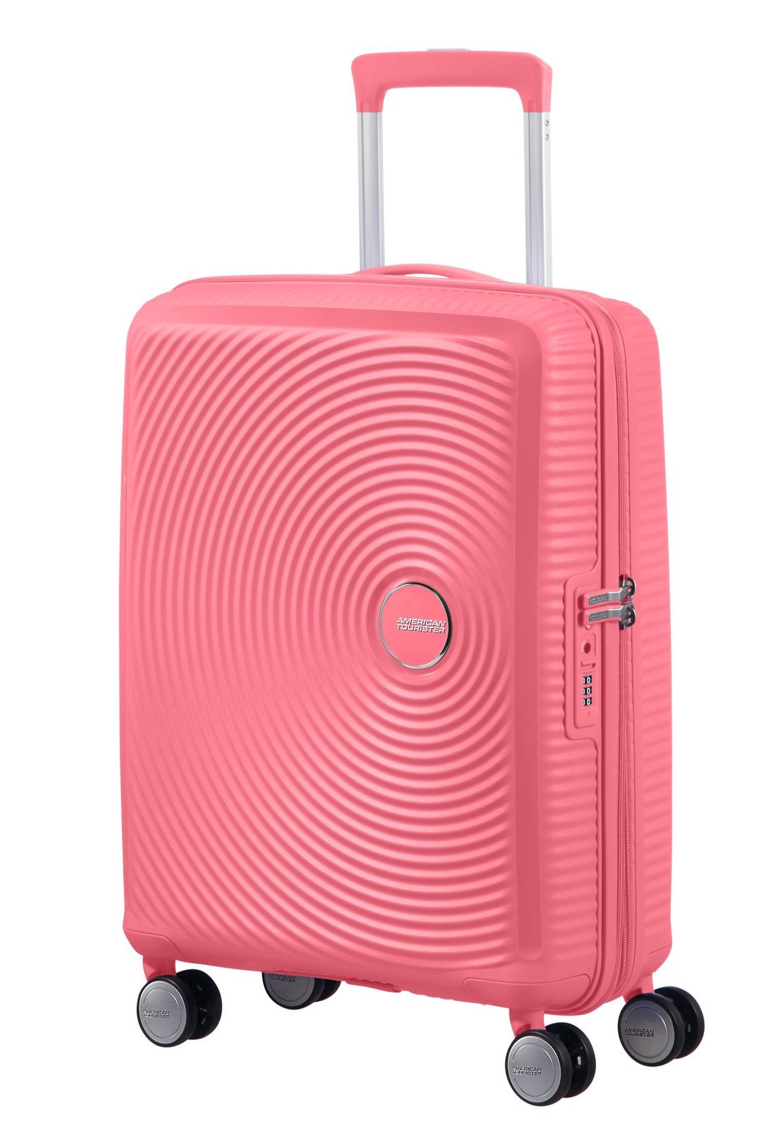 Inpakken Cabinekoffer Soundbox + Up Backpack American Tourister - Sun Kused Coral