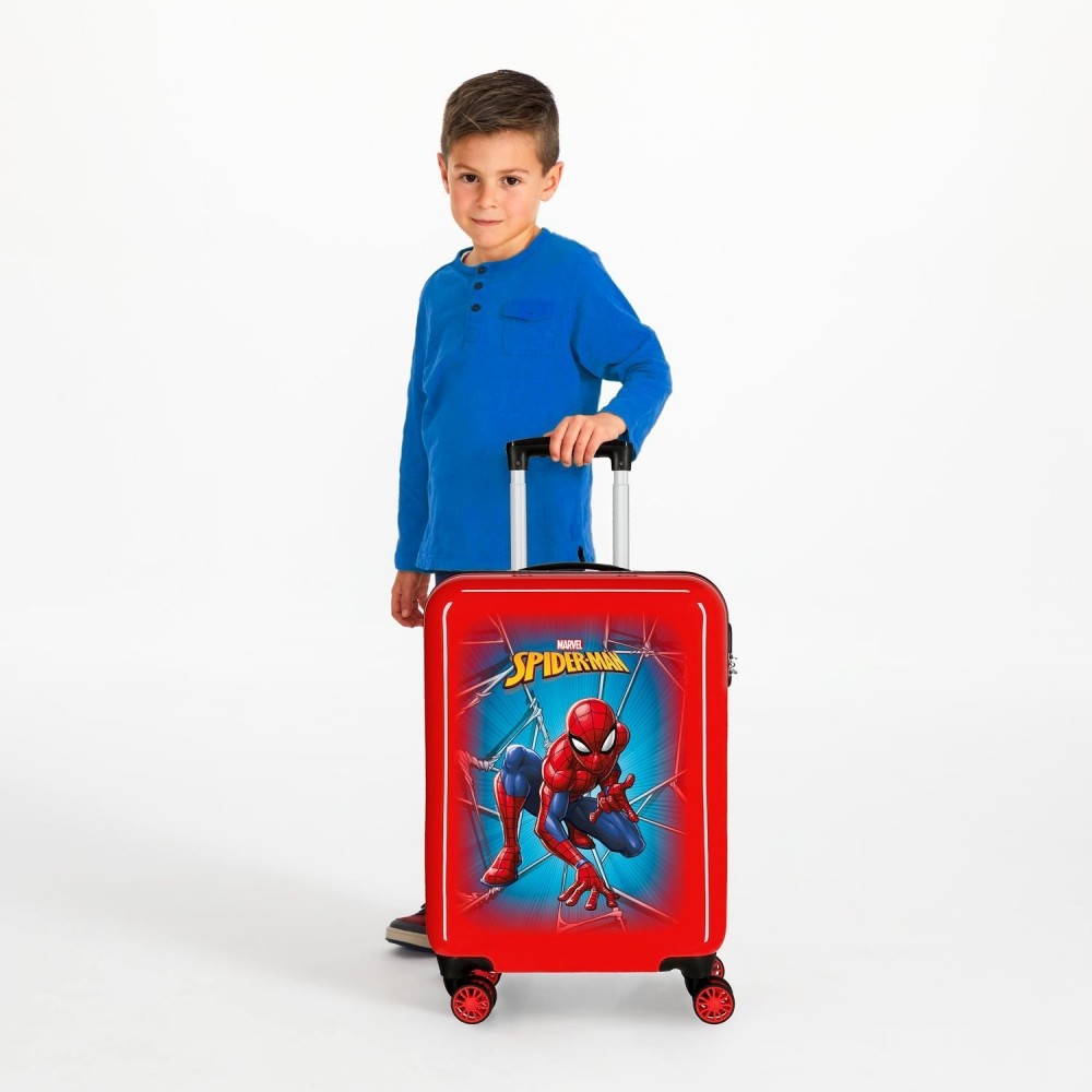 Maleta de cabina Spiderman Black rígida 55cm