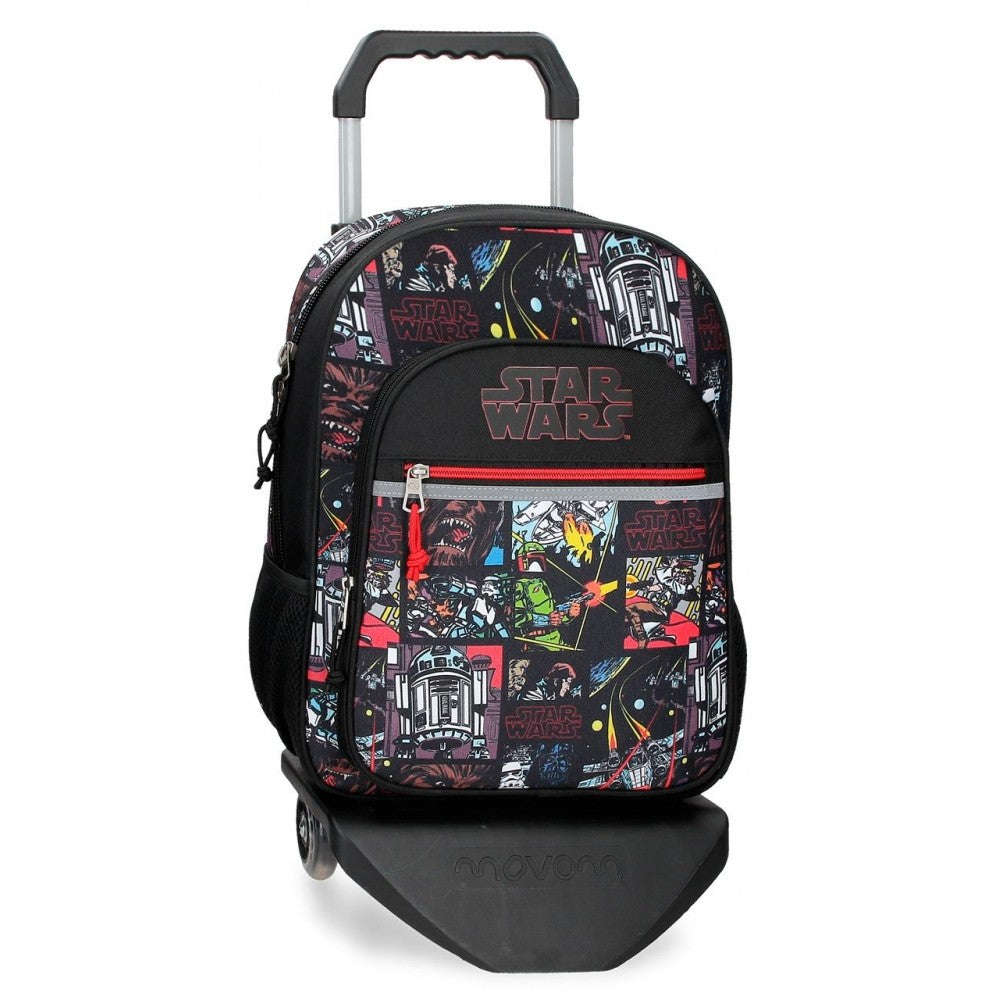 Star Wars Galactic Team School Rucksack mit Auto