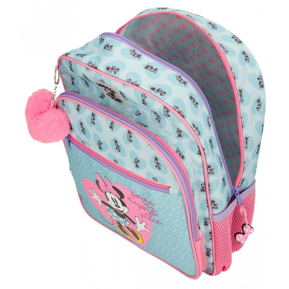 Minnie My Happy Place 38 cm Zaino scolastico con auto