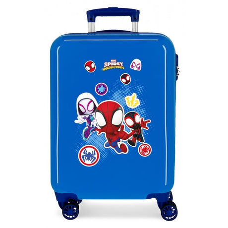 Cabinekoffer Spidey Go -webbanen gaan rigide 55 cm blauw