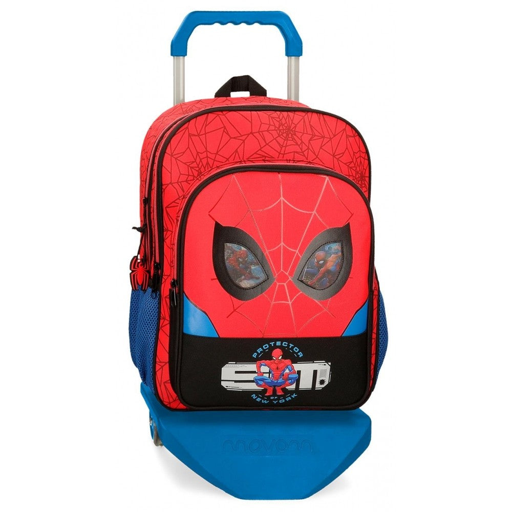 40cm Spiderman Backpack Protector Two compartments with car