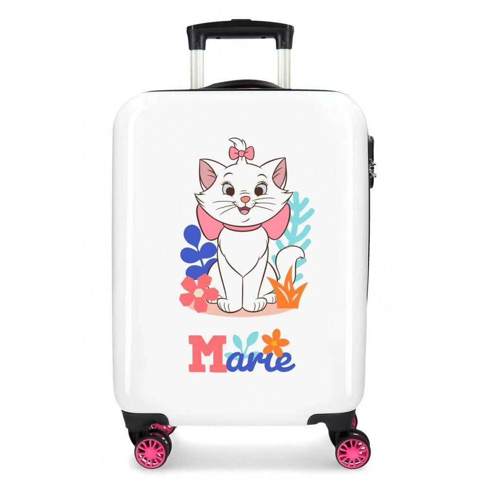 Maleta de cabina Aristocats Marie In White rígida 55 cm