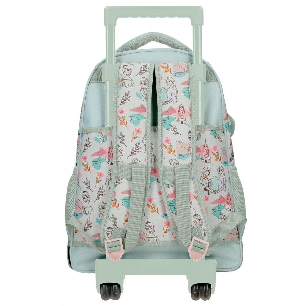 Mochila com duas rodas Frozen Strong Spirit Dois compartimentos