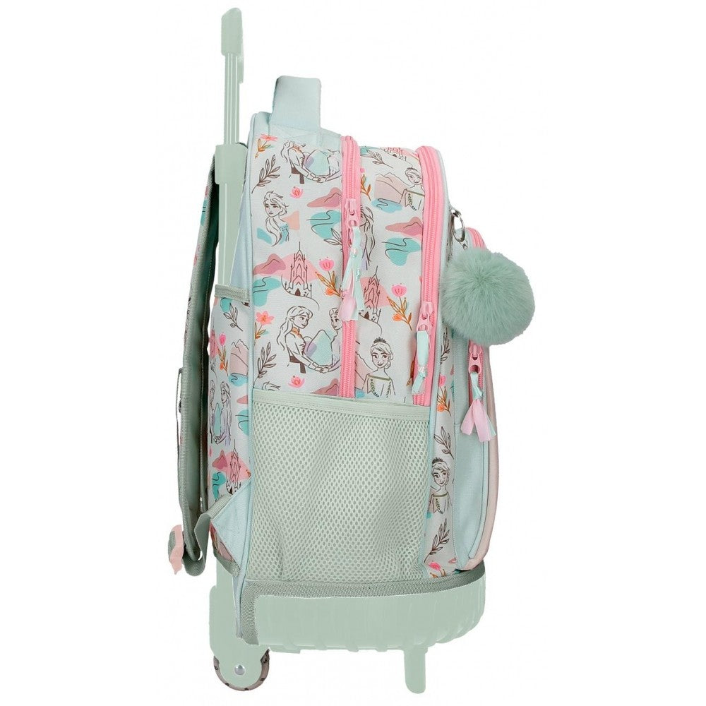 Mochila com duas rodas Frozen Strong Spirit Dois compartimentos