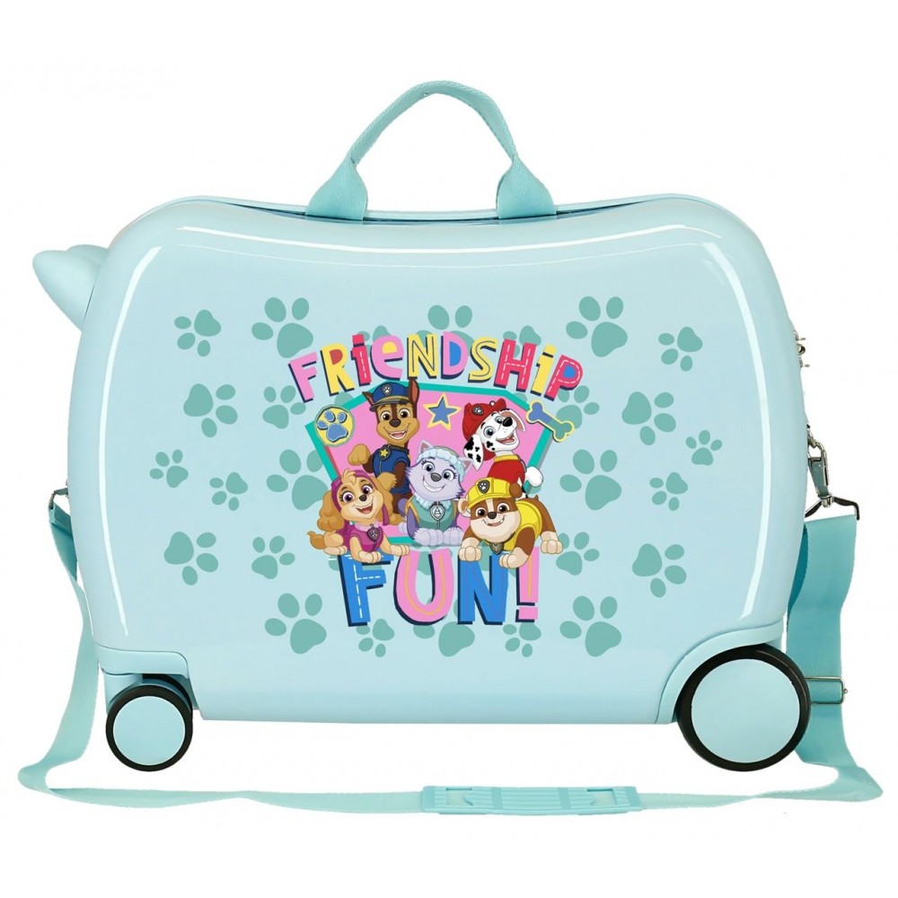 Maleta infantil 2 ruedas multidireccionales Patrulla Canina Friendship fun