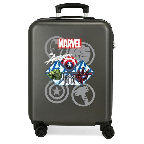 Maleta de Cabina Avengers Heroes rígida 55cm antracita