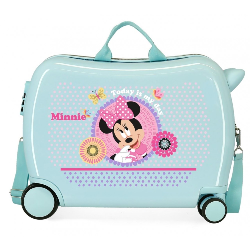 Kinderkoffer 2 Multidirektionalräder Minnie heute ist mein Tag