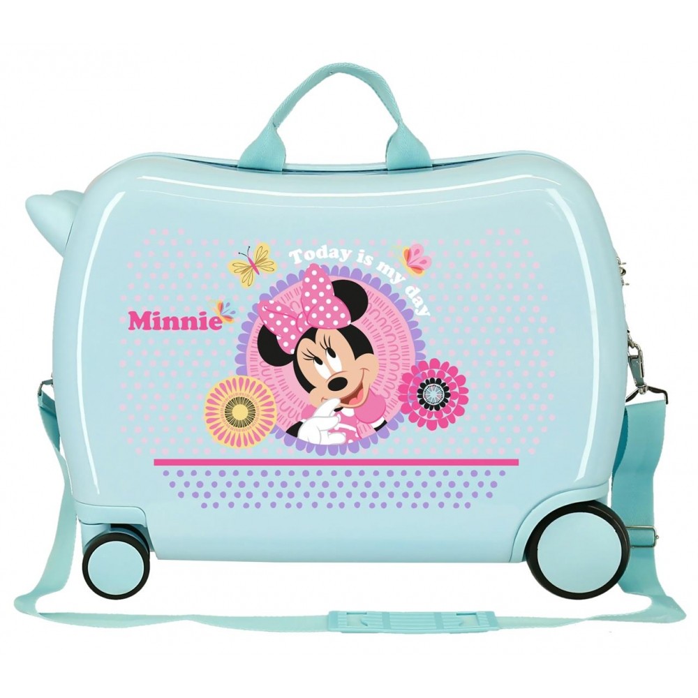 Kinderkoffer 2 Multidirektionalräder Minnie heute ist mein Tag