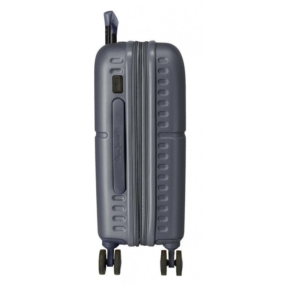 Cabin suitcase Pepe Jeans Kay Navy Blue Rigid expandable 55cm