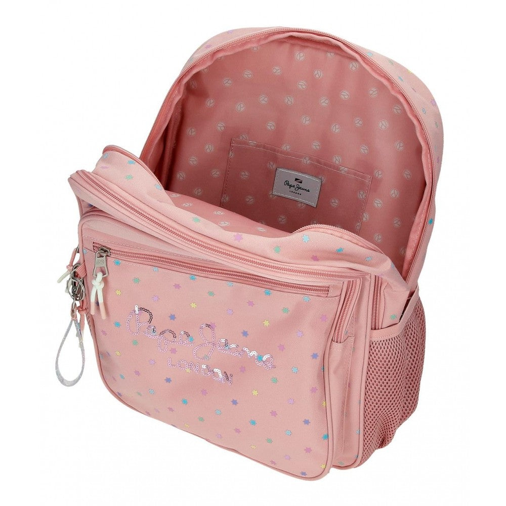 School backpack Pepe Jeans Carina two compartments