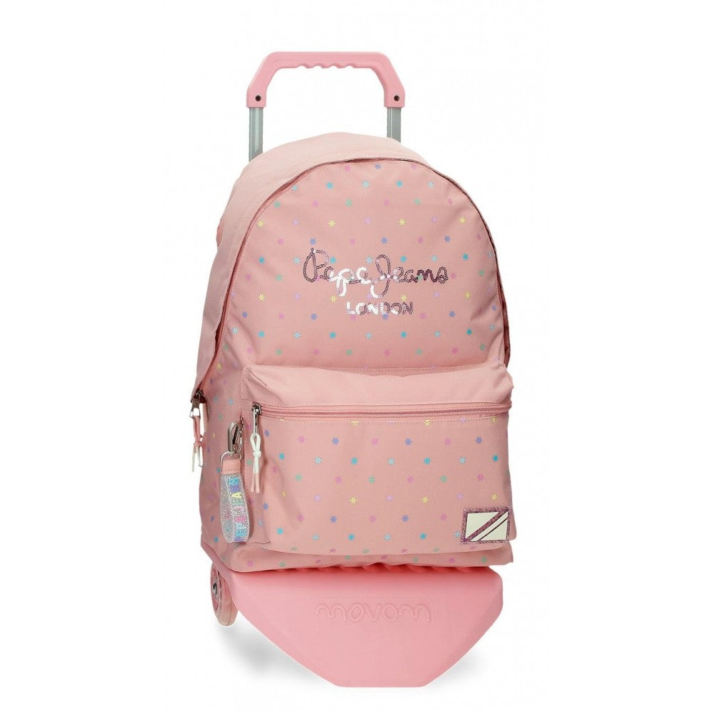 School backpack Pepe Jeans Carina with car