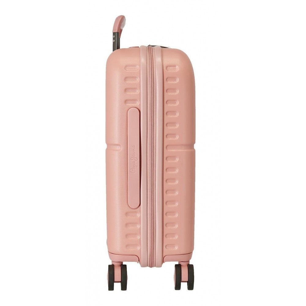 Set of suitcases Pepe Jeans Rigid Clear Rose Carina 55-70cm