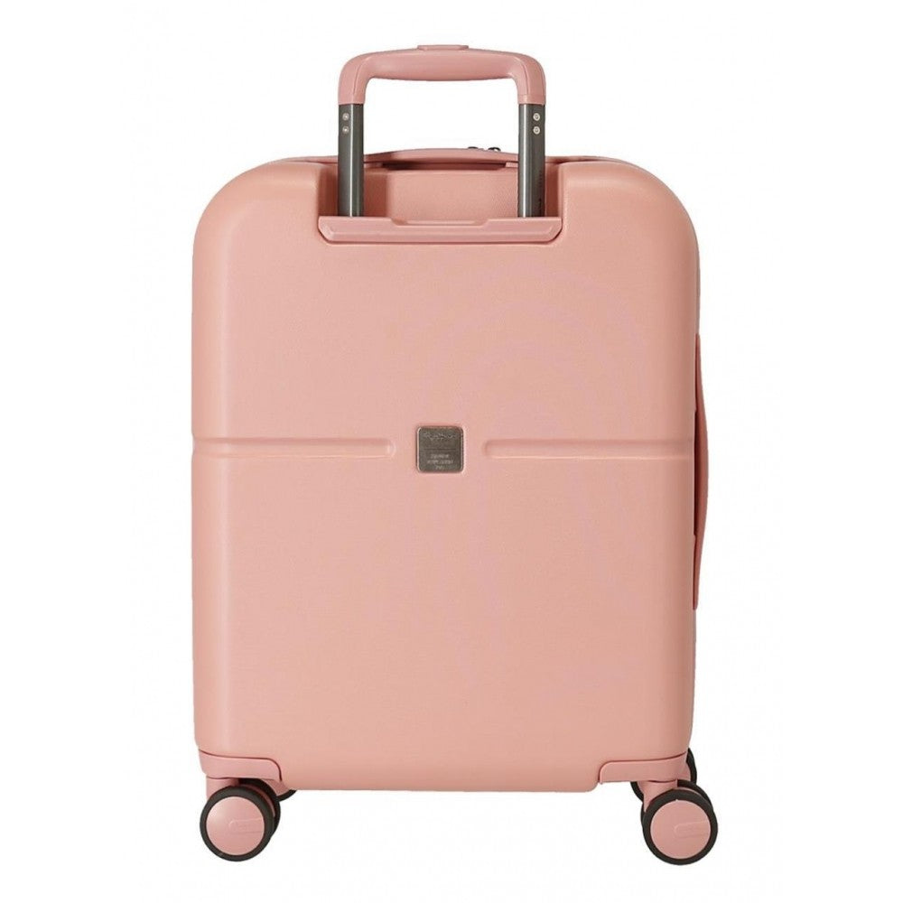 Set of suitcases Pepe Jeans Rigid Clear Rose Carina 55-70cm