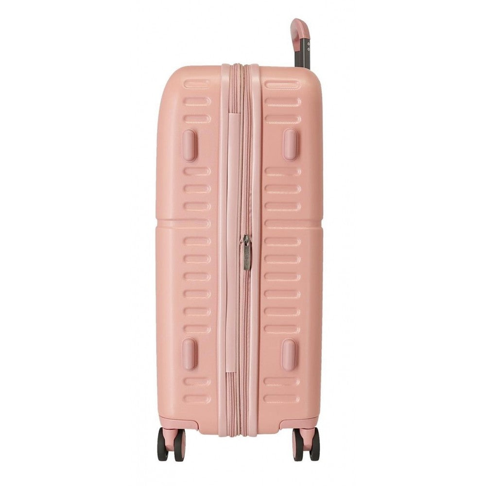 Set of suitcases Pepe Jeans Rigid Clear Rose Carina 55-70cm