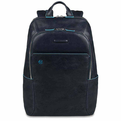 PIQUADRO Laptop pequeno e mochila quadrada azul de 11 ”de 11”