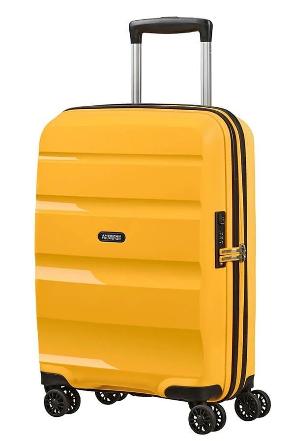 Ustawić American Tourister Walizka kabinowa Bon Air DLX i Urban Groove UG16 Żółty plecak