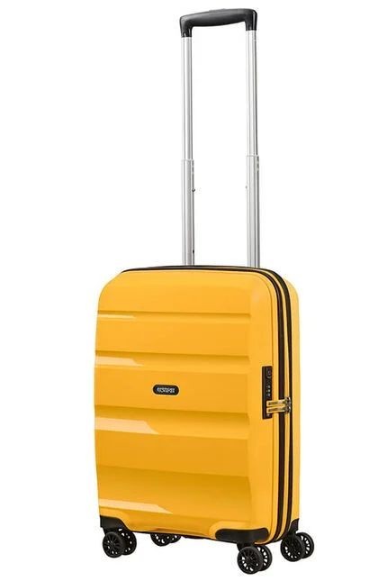 Ustawić American Tourister Walizka kabinowa Bon Air DLX i Urban Groove UG16 Żółty plecak