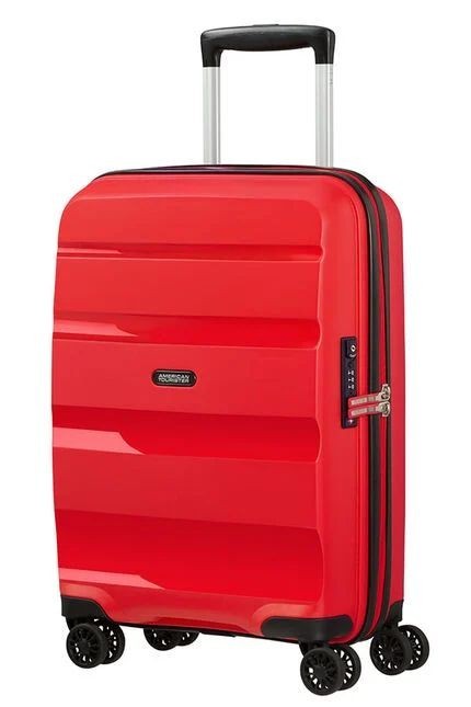 Definir American Tourister Mala de cabine Bon Air DLX e Urban Groove UG16 Mochila vermelha