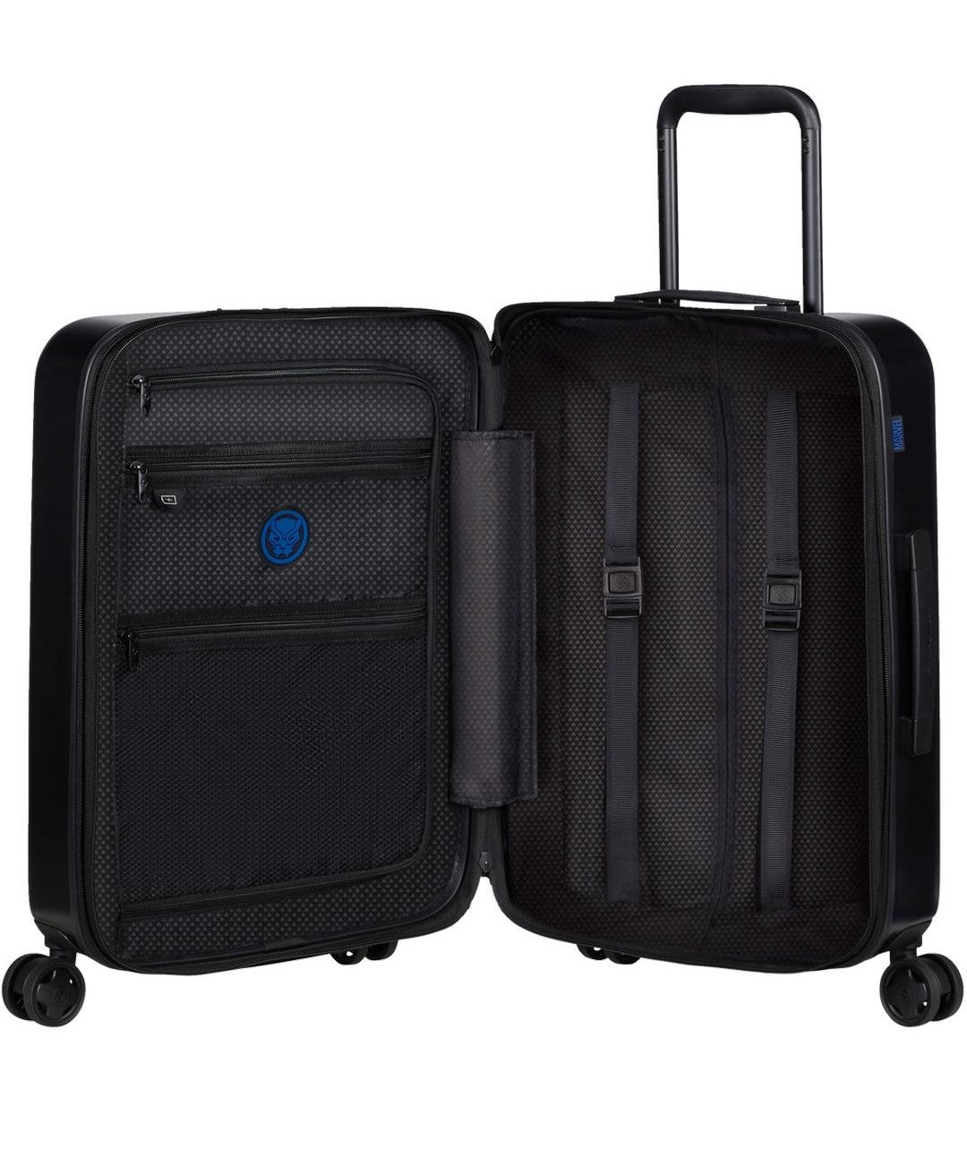 SAMSONITE Stackd MARVEL 55 cm czarna walizka rozszerzalna