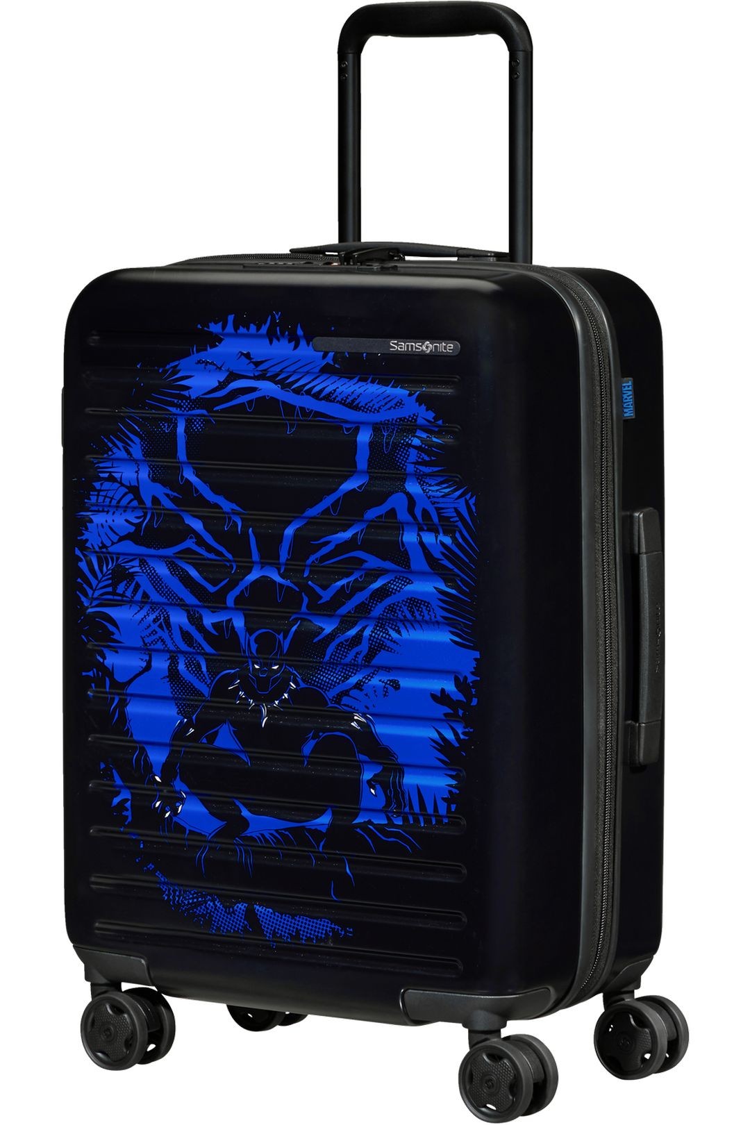 SAMSONITE Stackd MARVEL 55 cm czarna walizka rozszerzalna